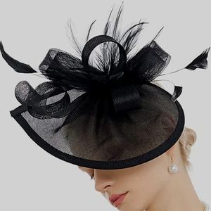 Beautiful Black Classy Beloved Millinery Fascinator Hat